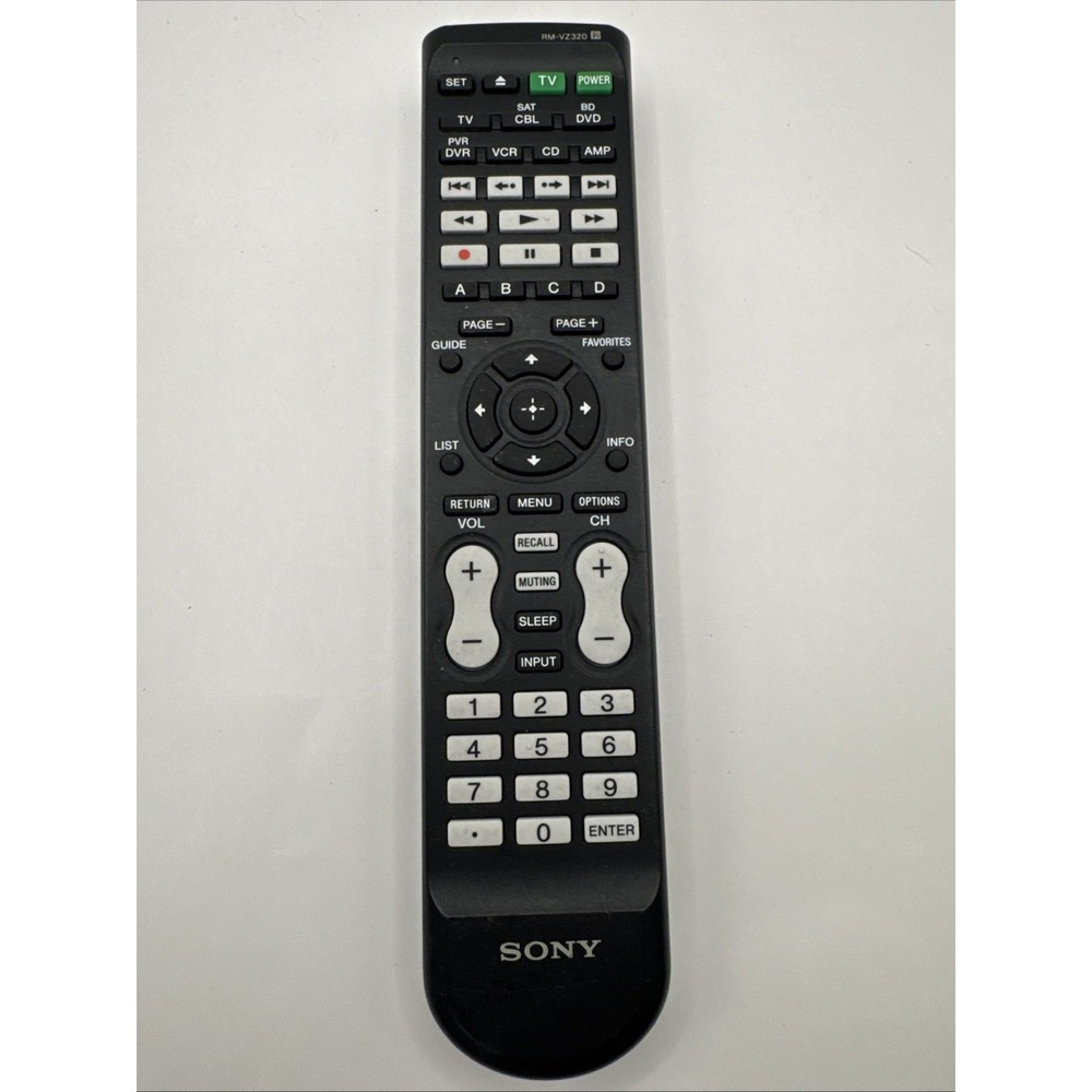 Sony Genuine RM-VZ320 7 Device Universal Remote Control RMVZ320
